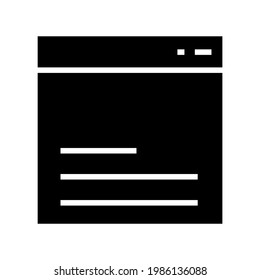 Web-Symbol oder Logo einzeln auf Zeichen, Vektorgrafik - hochwertige Vektorsymbole mit schwarzem Hintergrund
