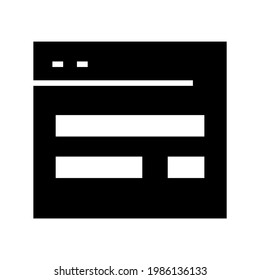 Web-Symbol oder Logo einzeln auf Zeichen, Vektorgrafik - hochwertige Vektorsymbole mit schwarzem Hintergrund
