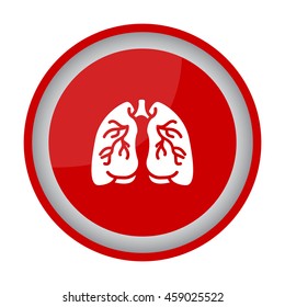 Web icon. Lungs