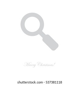 Web icon. Magnifier
