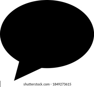 Web icon, Massage, chat icon, good for icon vector illustrator design, black and white
