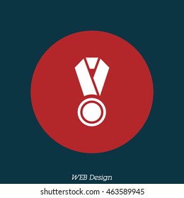Web icon. Medal