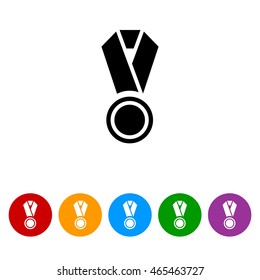 Web icon. Medal