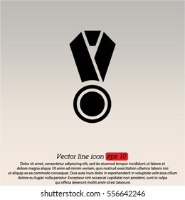 Web icon. Medal