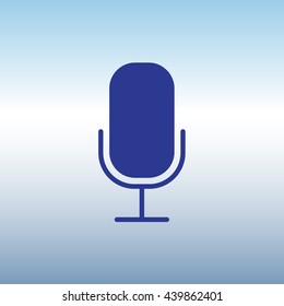Web icon. Microphone, voice search
