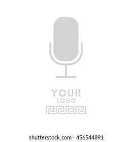 Web icon. Microphone, voice search