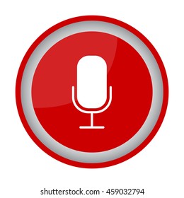 Web Icon. Microphone, Voice Search