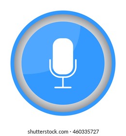 Web icon. Microphone, voice search