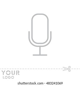 Web icon. Microphone, voice search