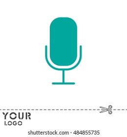 Web icon. Microphone, voice search