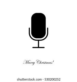 Web icon. Microphone, voice search
