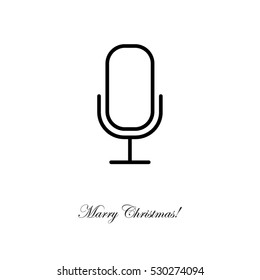 Web icon. Microphone, voice search