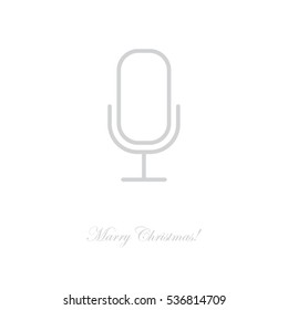 Web icon. Microphone, voice search
