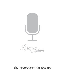 Web icon. Microphone, voice search
