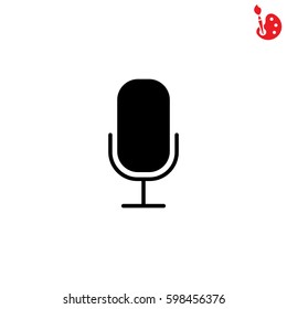 Web icon. Microphone, voice search