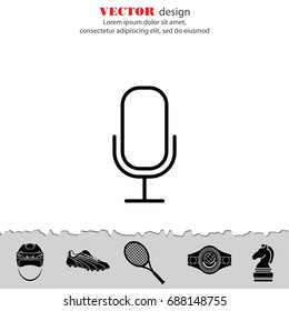 Web icon. Microphone, voice search
