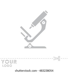 Web icon. Microscope