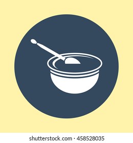 Web Icon of Milk Bowl.