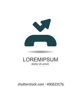 Web icon. Missed call