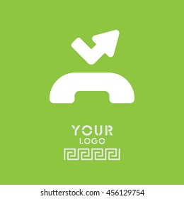 Web icon. Missed call