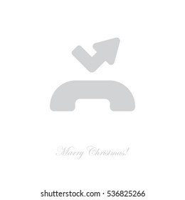 Web icon. Missed call