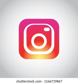 Web icon of modern camera. EPS 10. Vector illustration