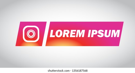 Web icon of modern camera with a place for your name. EPS 10. Vector illustration