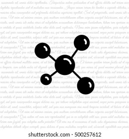 Web icon. Molecule