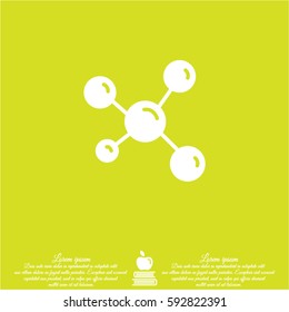 Web icon. Molecule