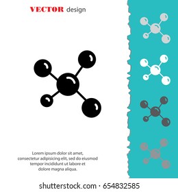 Web icon. Molecule