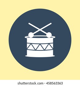 Web Icon of Musical Drum.