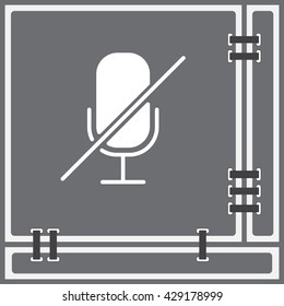 Web icon. Mute
