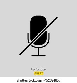 Web icon. Mute