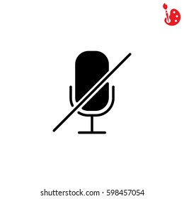 Web icon. Mute