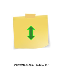 Web icon on note pad paper,vector