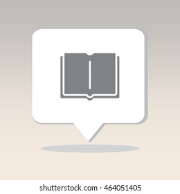 Web icon. Open book