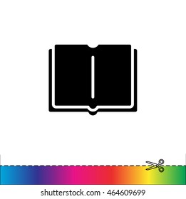 Web icon. Open book