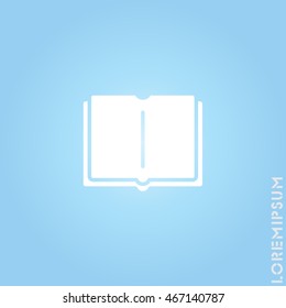 Web icon. Open book
