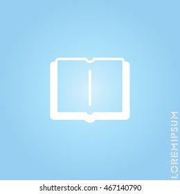 Web icon. Open book
