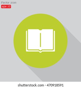 Web icon. Open book