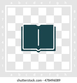 Web icon. Open book