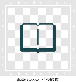 Web icon. Open book