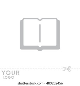 Web icon. Open book