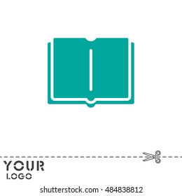 Web icon. Open book