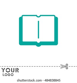 Web icon. Open book