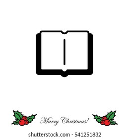 Web icon. Open book