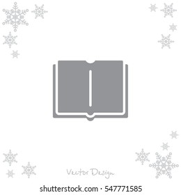 Web icon. Open book