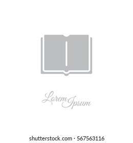 Web icon. Open book