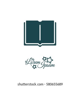 Web icon. Open book
