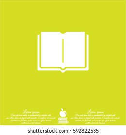 Web icon. Open book